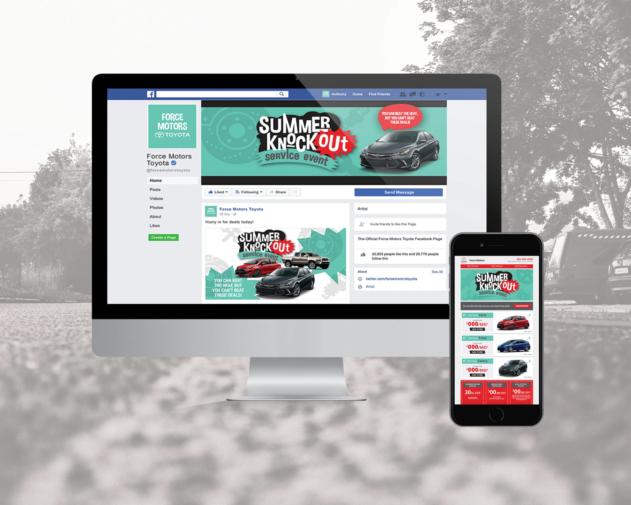  Social Media graphics and email design 