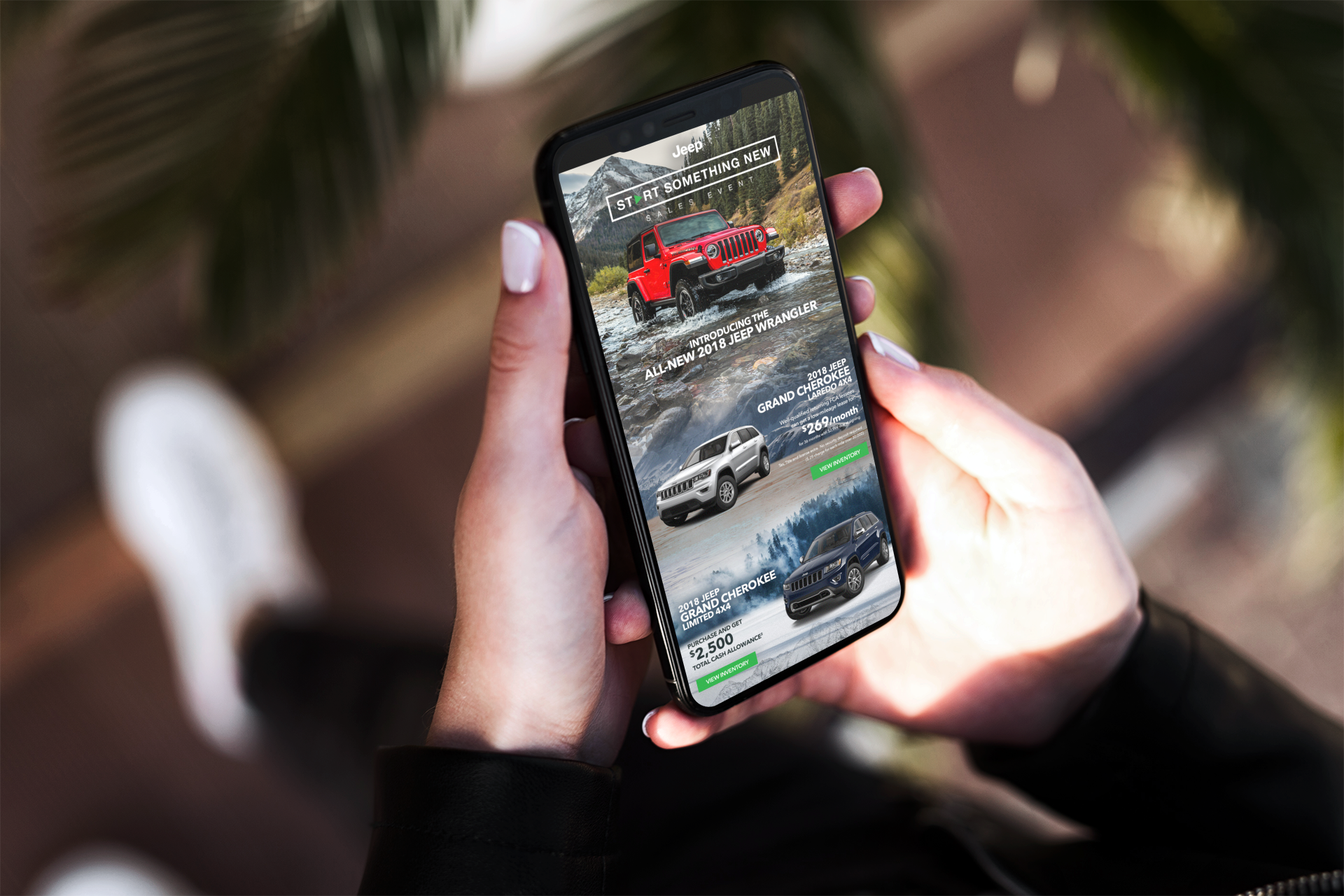  An email design for the Mid-America Jeep Automotive Group 