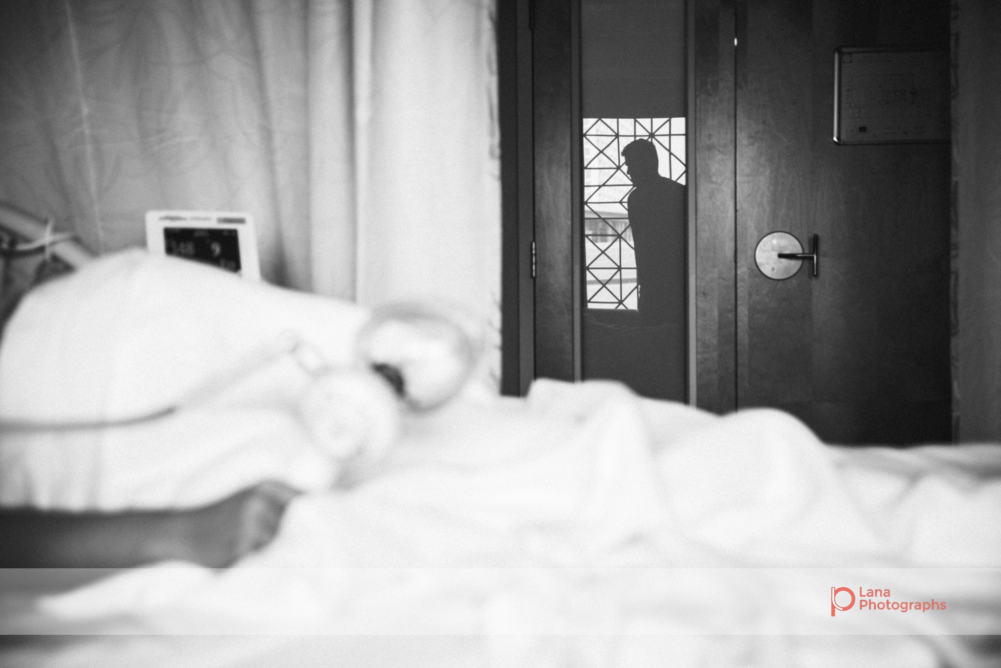Lana Photographs Birth Photography Dubai Birth photographer dubai birth photography birth photography Mediclinic City Hospital silhouette of father
