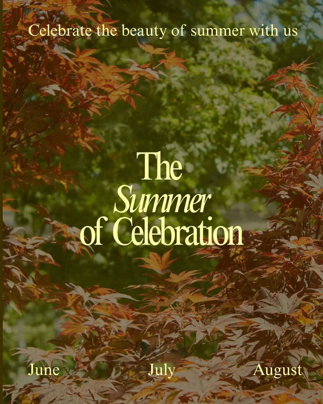 Welcome to our Summer of Celebration!

Join us all summer long as we celebrate the season and all it has to offer. Over the next few months, we&rsquo;ll be sharing beautiful blooms, vibrant foliage, colorful gardens, gardening inspiration, and everyt