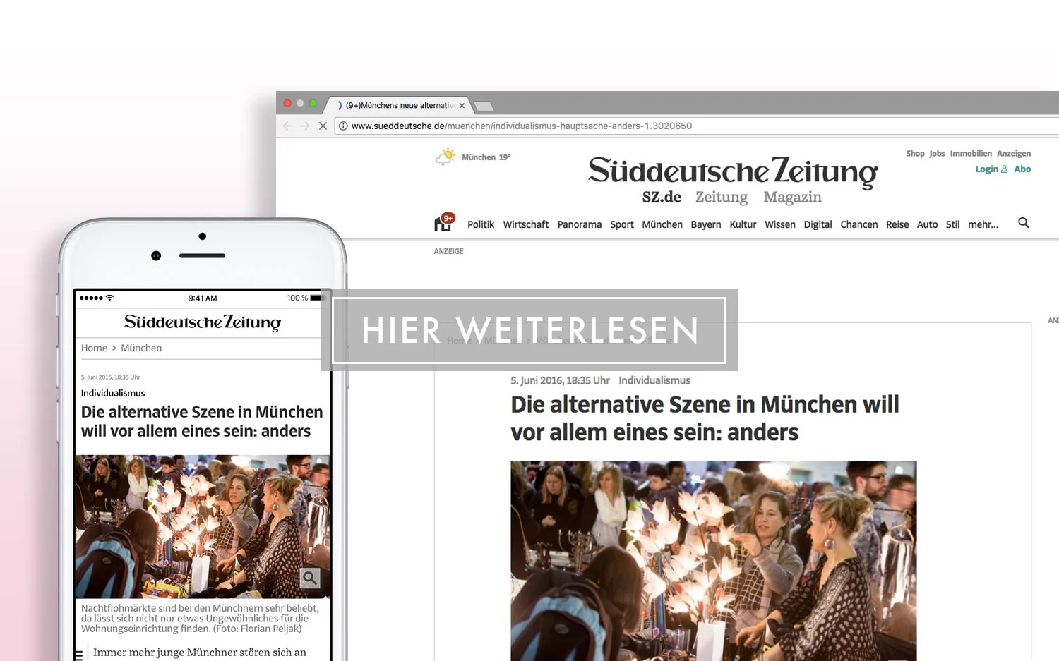 Süddeutsche Zeitung - Die alternative Szene in München will vor allem eines sein: anders