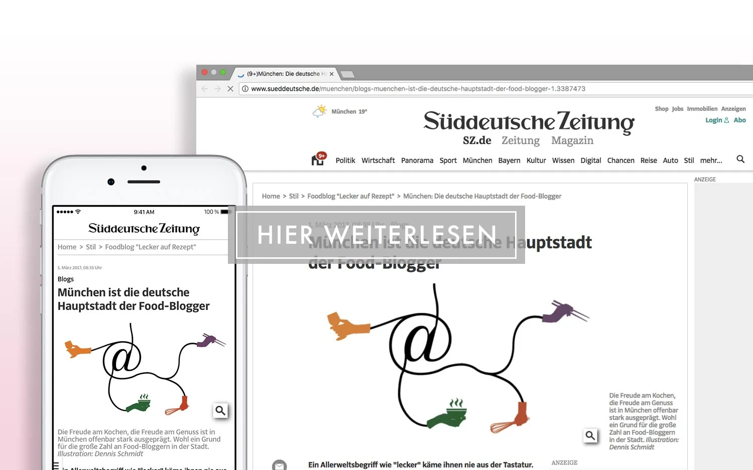 Süddeutsche Zeitung - München ist die deutsche Hauptstadt der Food-Blogger