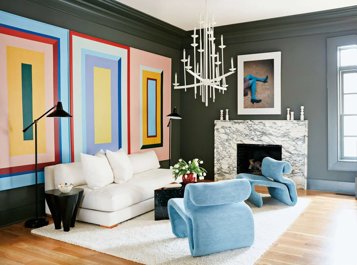 :: Inspiration Photo from Angela Chrucziaki Blehm's living room - an artist just north of Atlanta.
