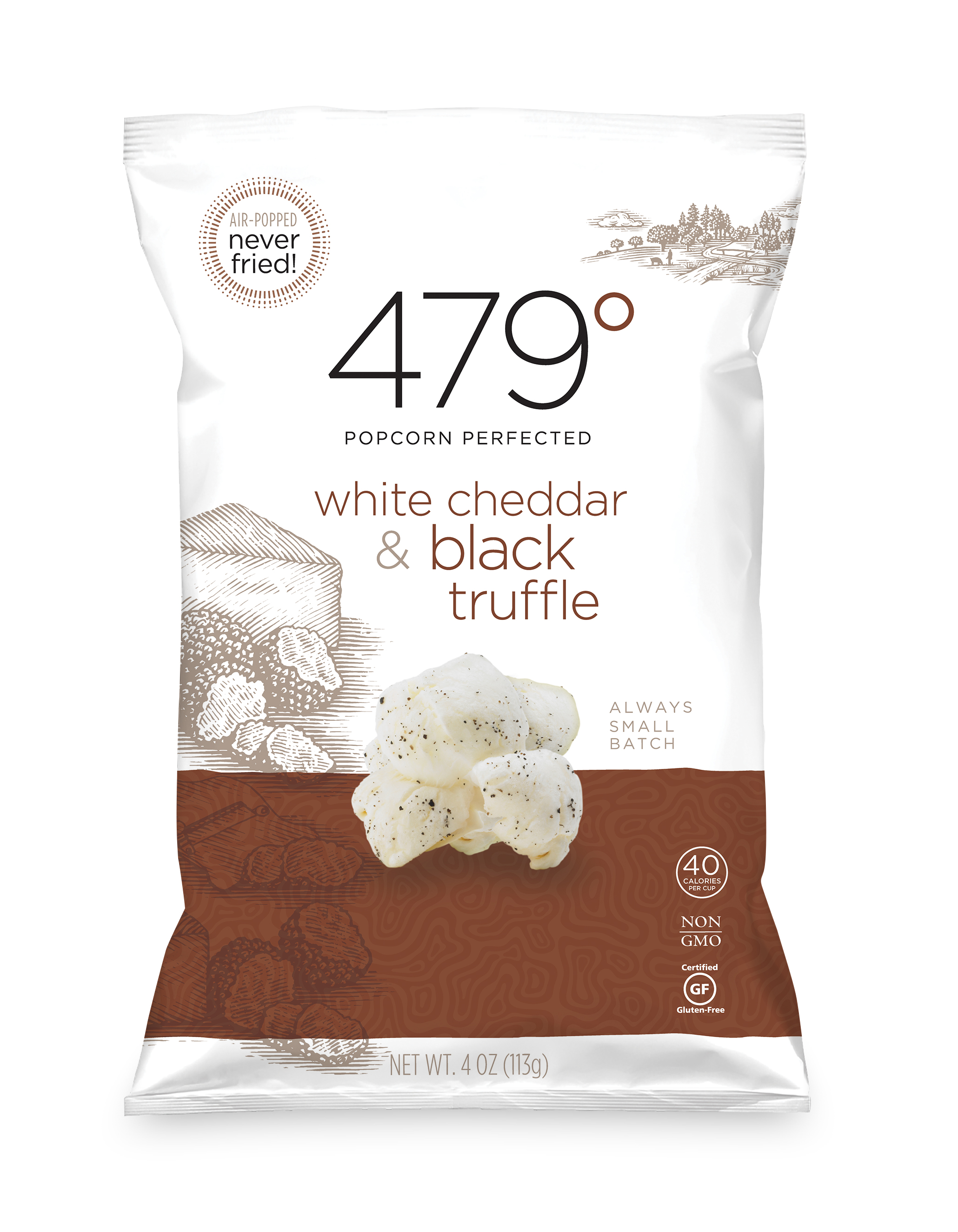  4oz white cheddar & blck truffle
