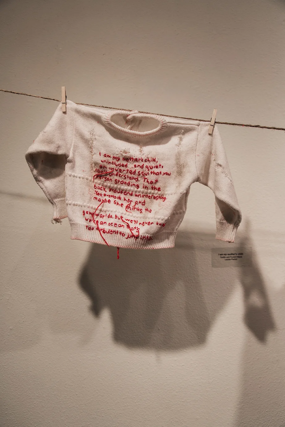 I am my mother's child.