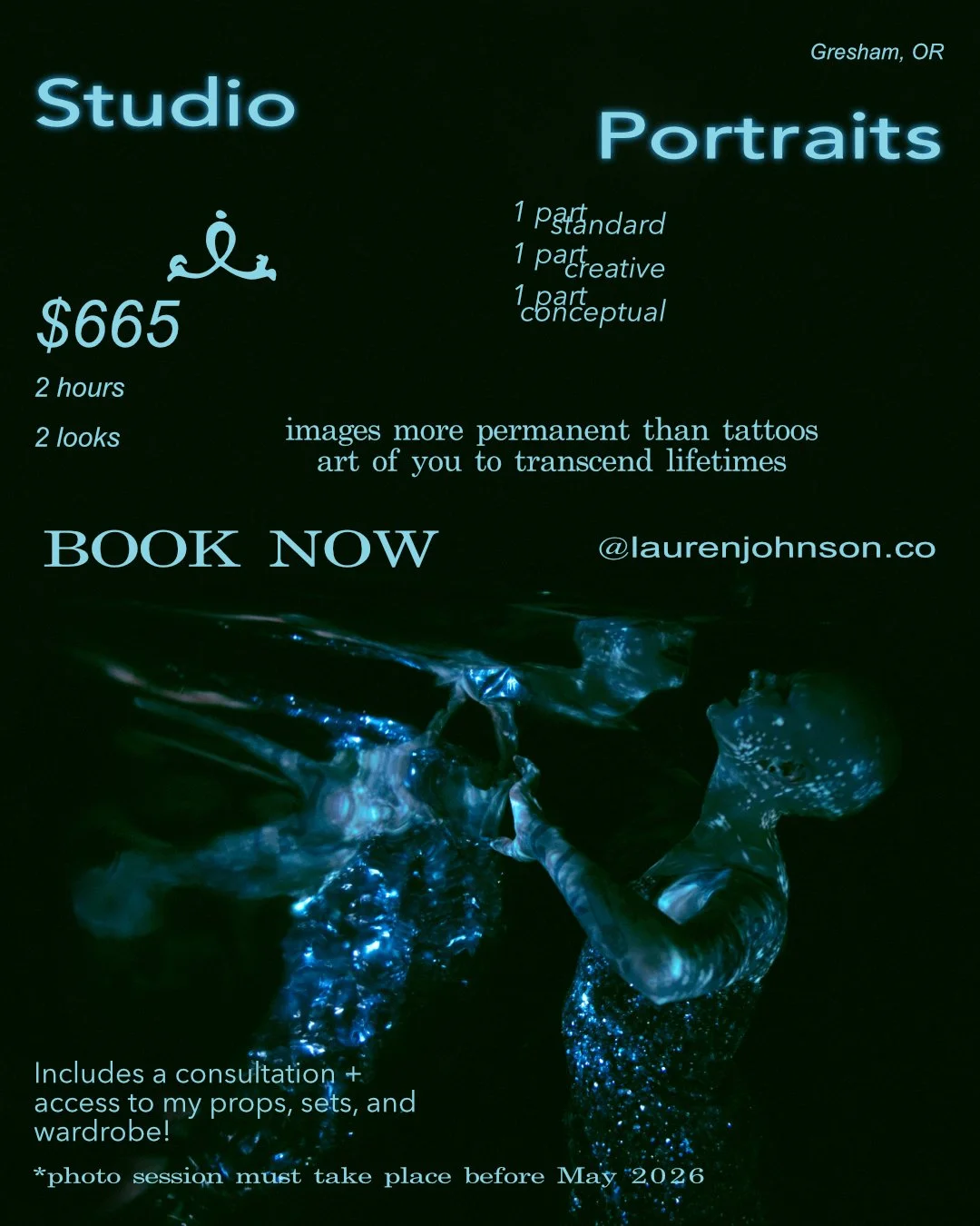 Studio Portraits *Full Payment*