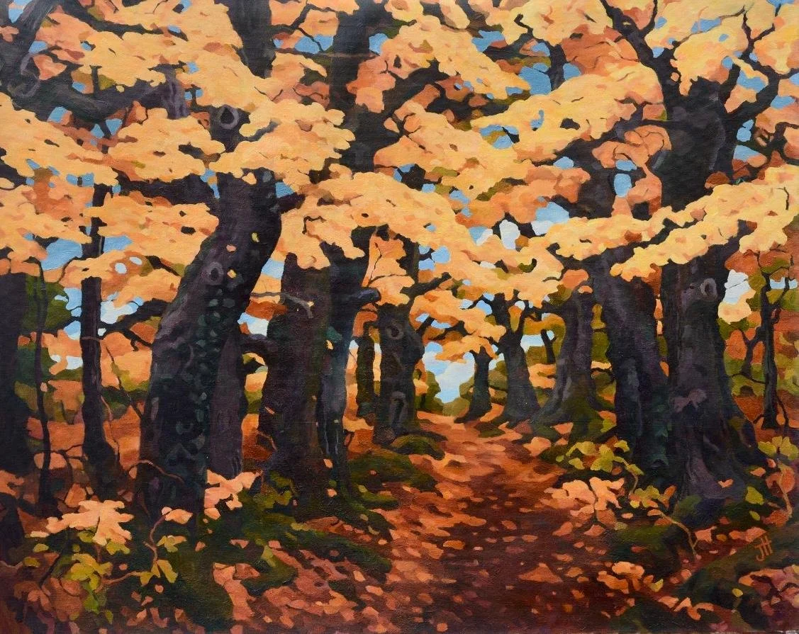 Golden canopy