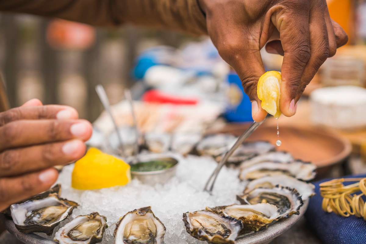 Hog Island Oyster Picnic, Tomales Bay, Marshall, California