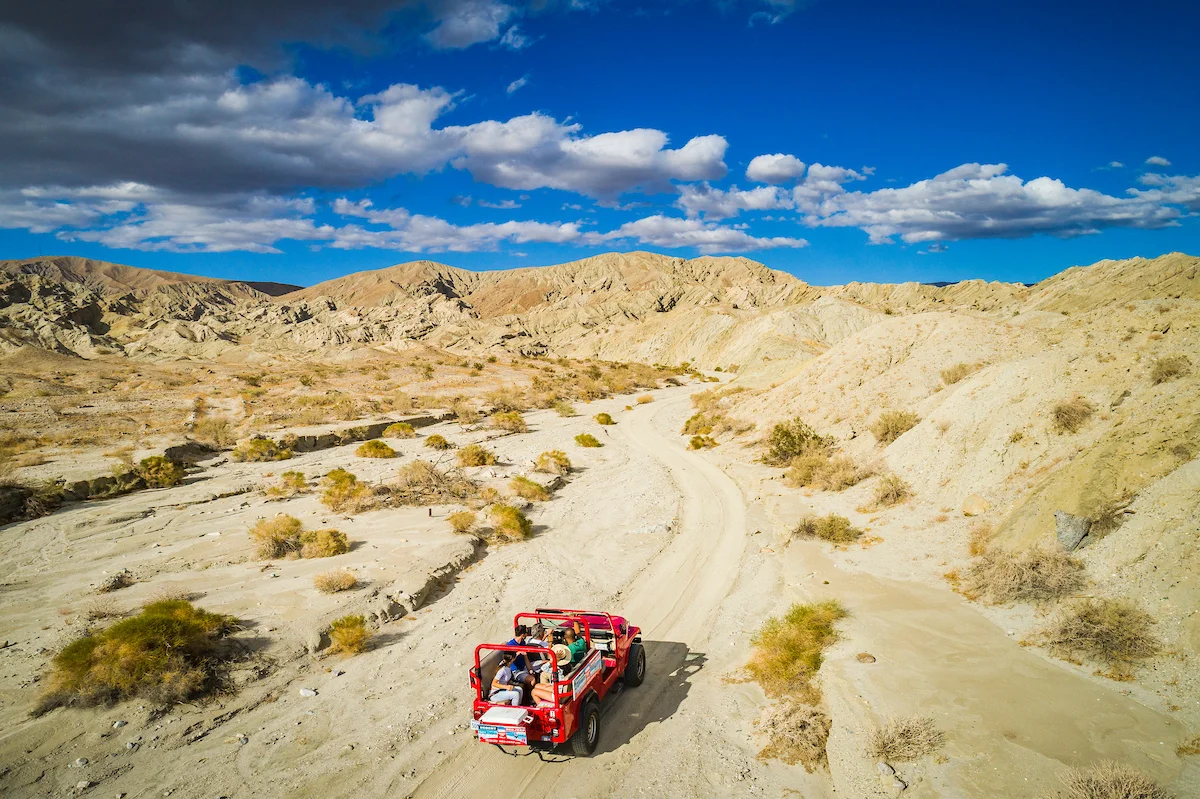 Red Jeep Desert Adventure Tours, Coachella Hills, Palm Springs, California