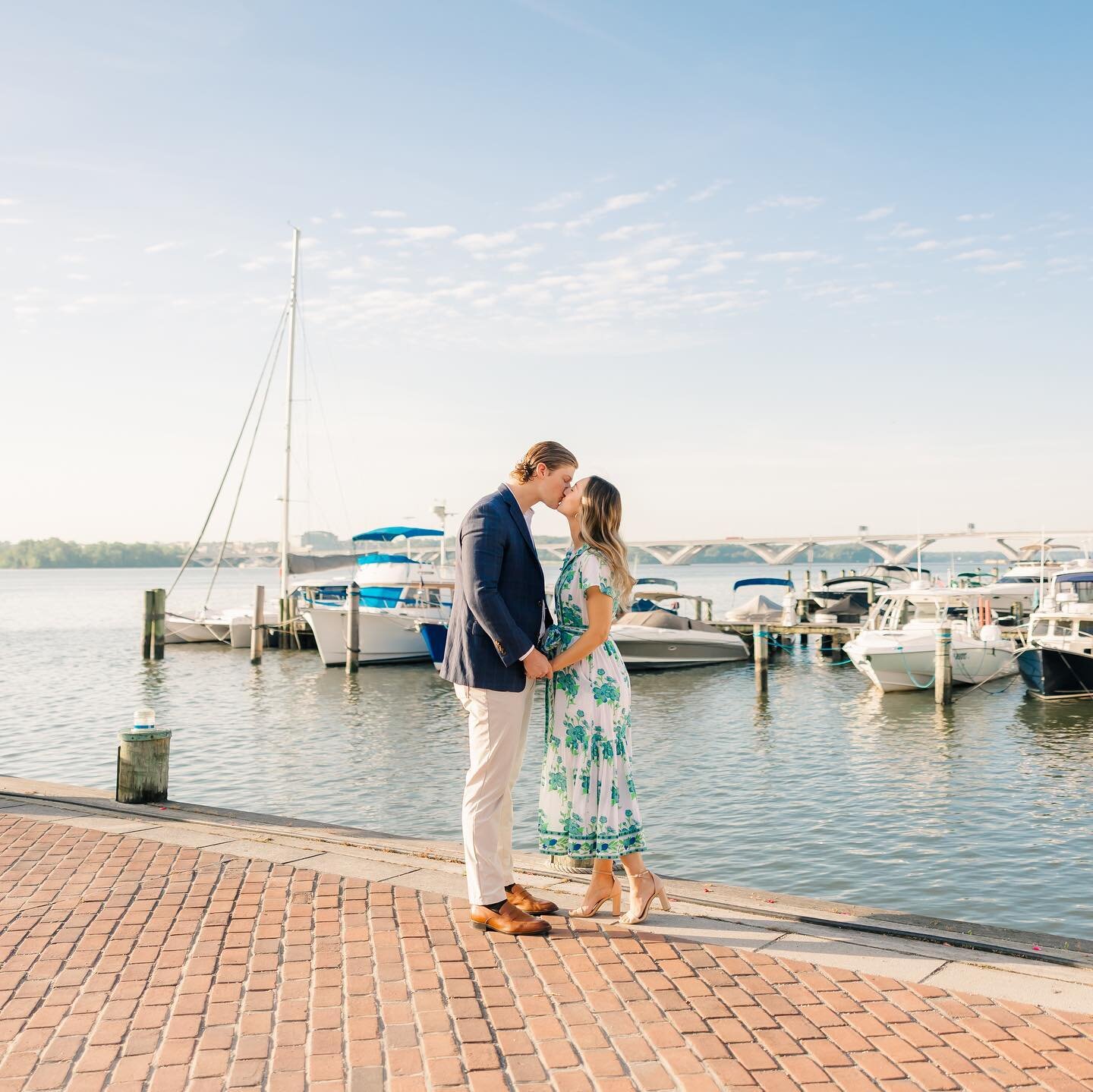 The most lovely of Old Town Alexandria mornings with Hannah &amp; Chafer. I loved hearing about how they met - both in the wedding party, they hit it off at Hannah&rsquo;s sister&rsquo;s wedding. Fast forward a year later, and they started dating lon