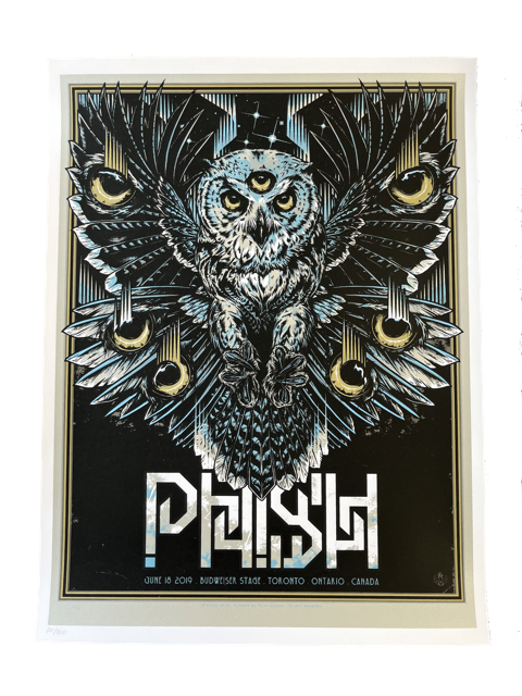 Phish - Rhys Cooper Studio Seppuku - Budweiser Stage, Toronto Print.png