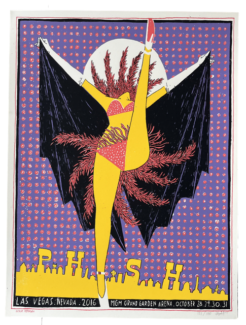 Phish - Leslie Herman - MGM Garden Arena PrintPhish - Ryan Besch - Another World, MGM Garden Arena, Las Vegas Print Medium.png