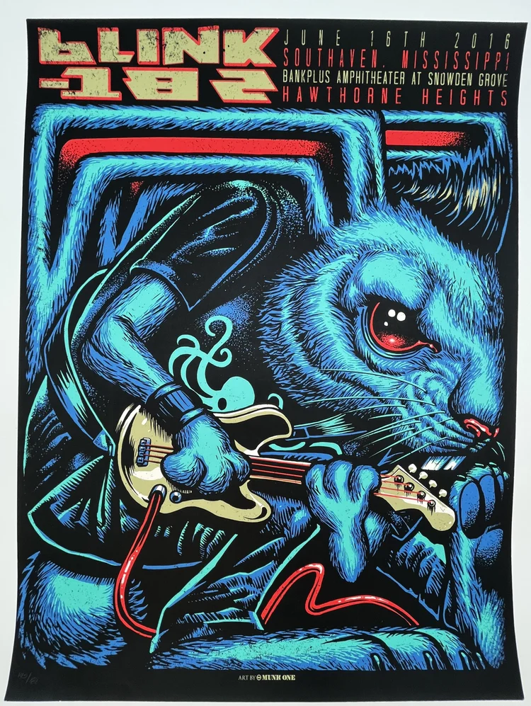 ジョン・キャファティー＆ザ・ビーバー・ブラウン・バンド　パンフレット　サイン色紙 ジョン・キャファティー＆ザ・ビーバー・ブラウン・バンド