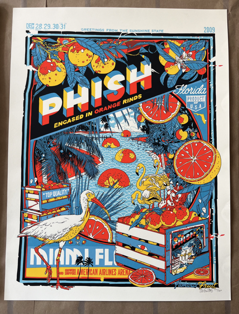 Phish - Tyler Stout - American Airlines Arena Miami, FL Print**.png