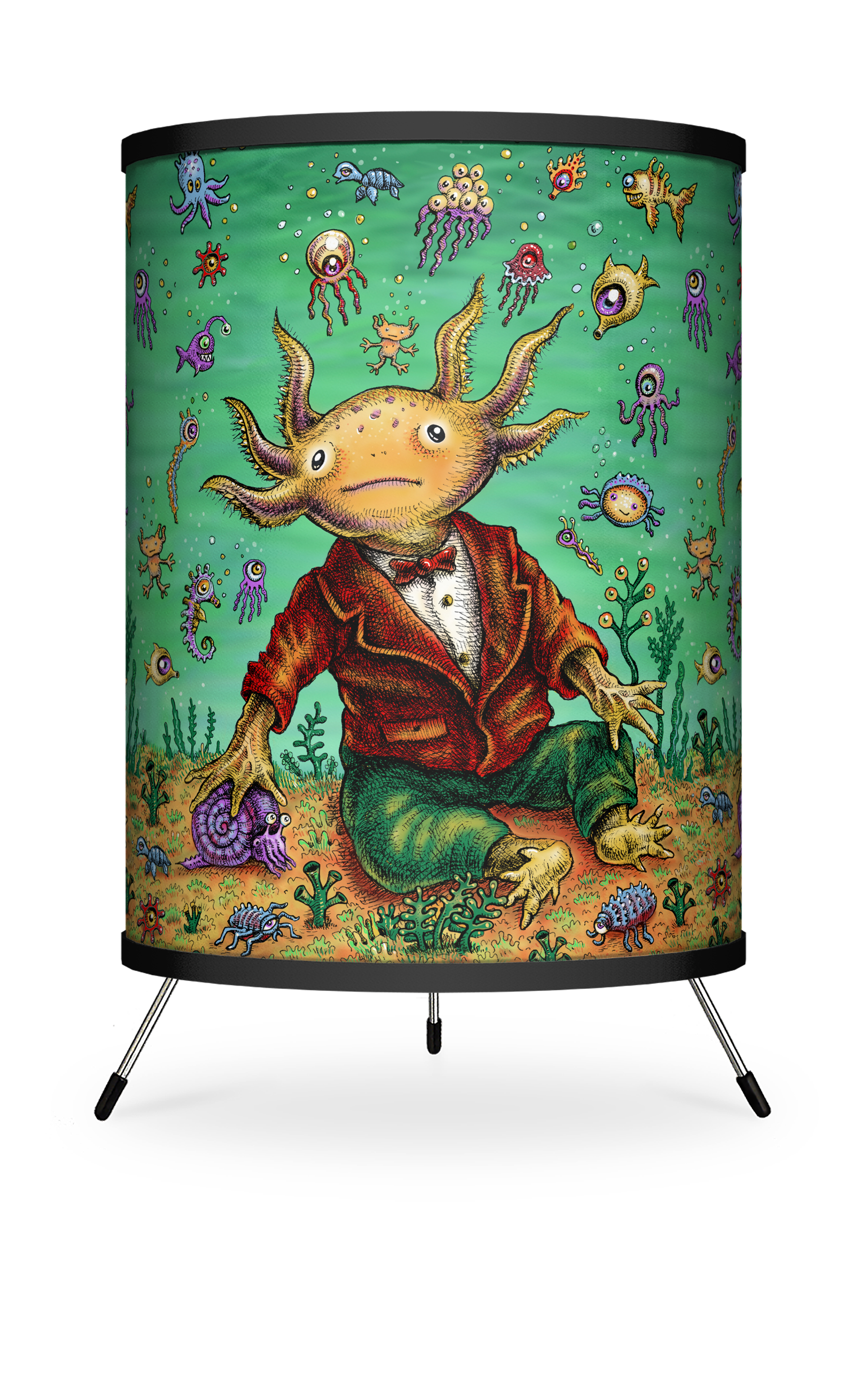 EMEK Axolotl Tripod Lamp