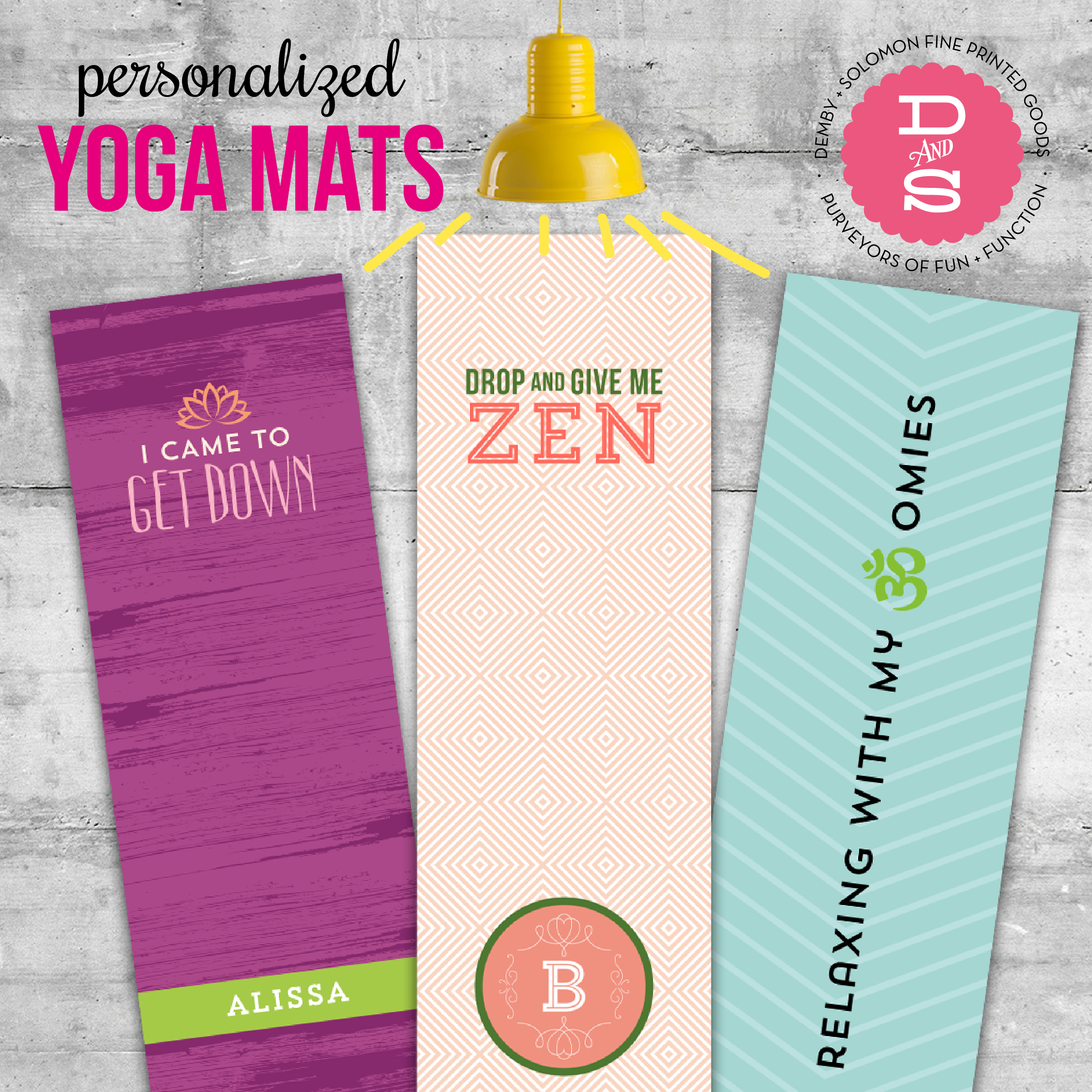 Yoga Mat design and social media promotion