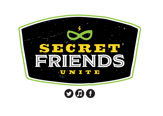 Logo design for the Secret Friends Unite podcast
