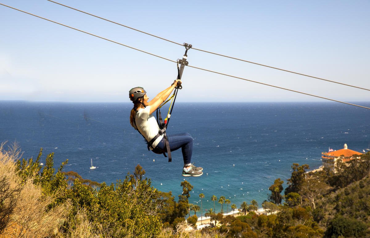 Ziplining @ Catalina Island