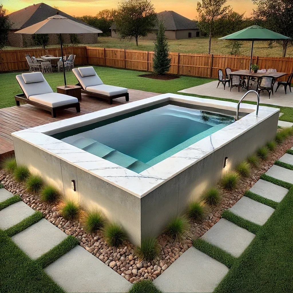Family-friendly layout with wraparound bench