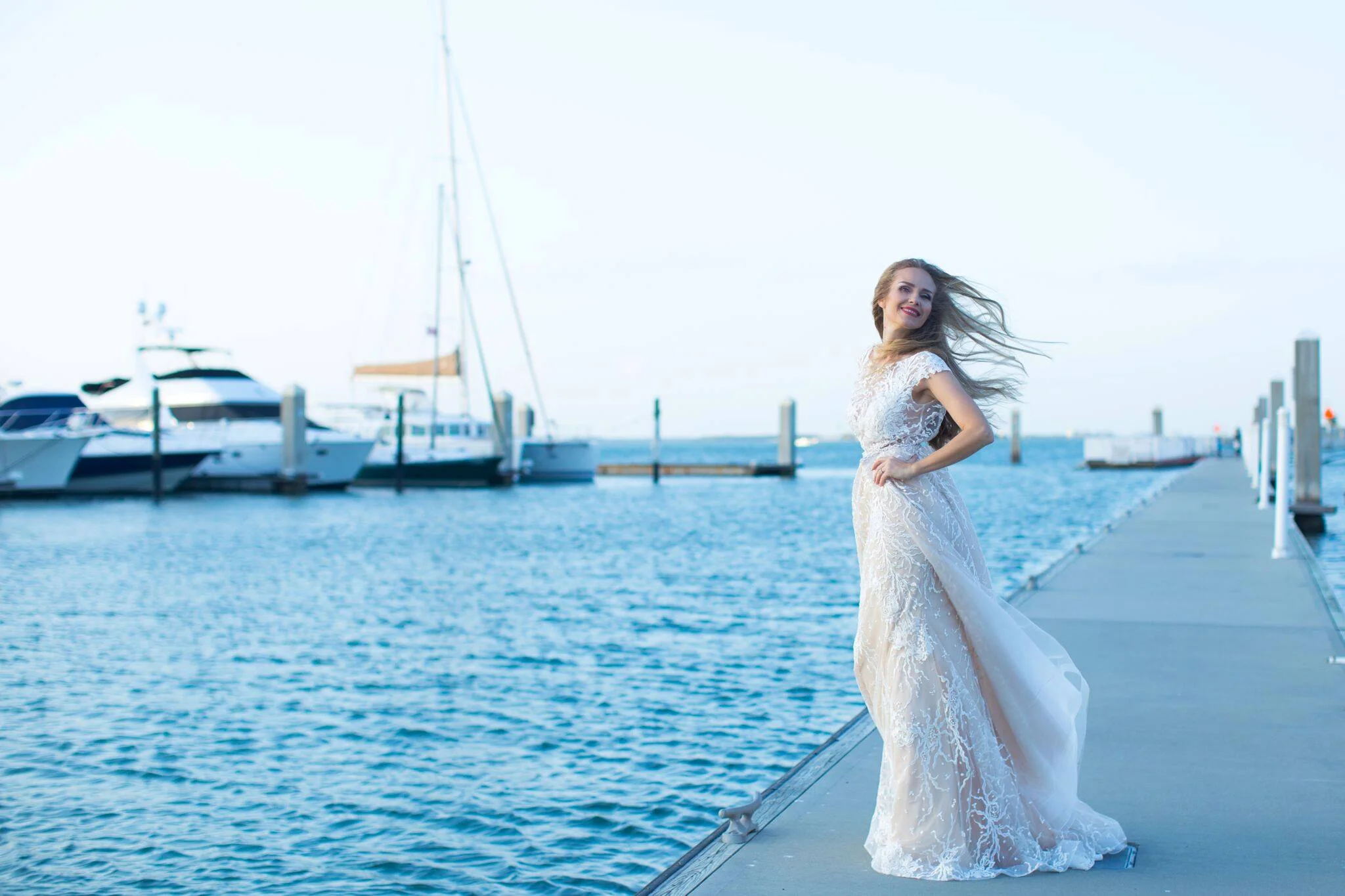 Wedding dress $400, size 6-8