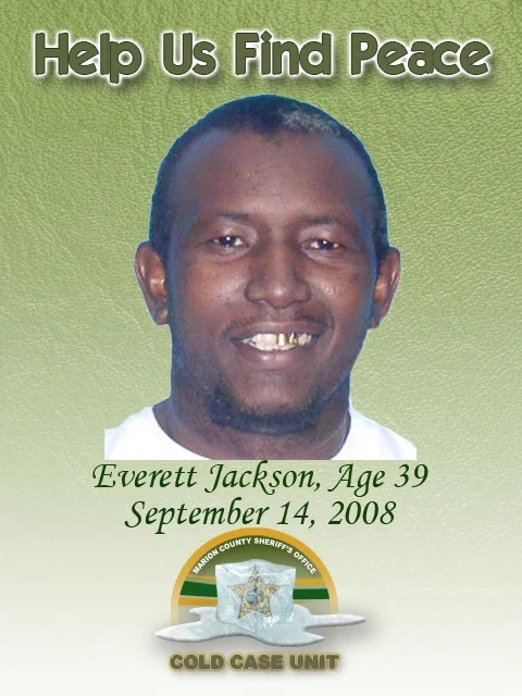 Mr. Jackson's torso was found floating in the Ocklawaha River, near the Sharpe's Ferry Bridge. His vehicle was found abandoned in the City of Ocala. If you have any information regarding this case, call (352) 369-6831. You may also remain anonymous by contacting CrimeStoppers at (352) 368-STOP.