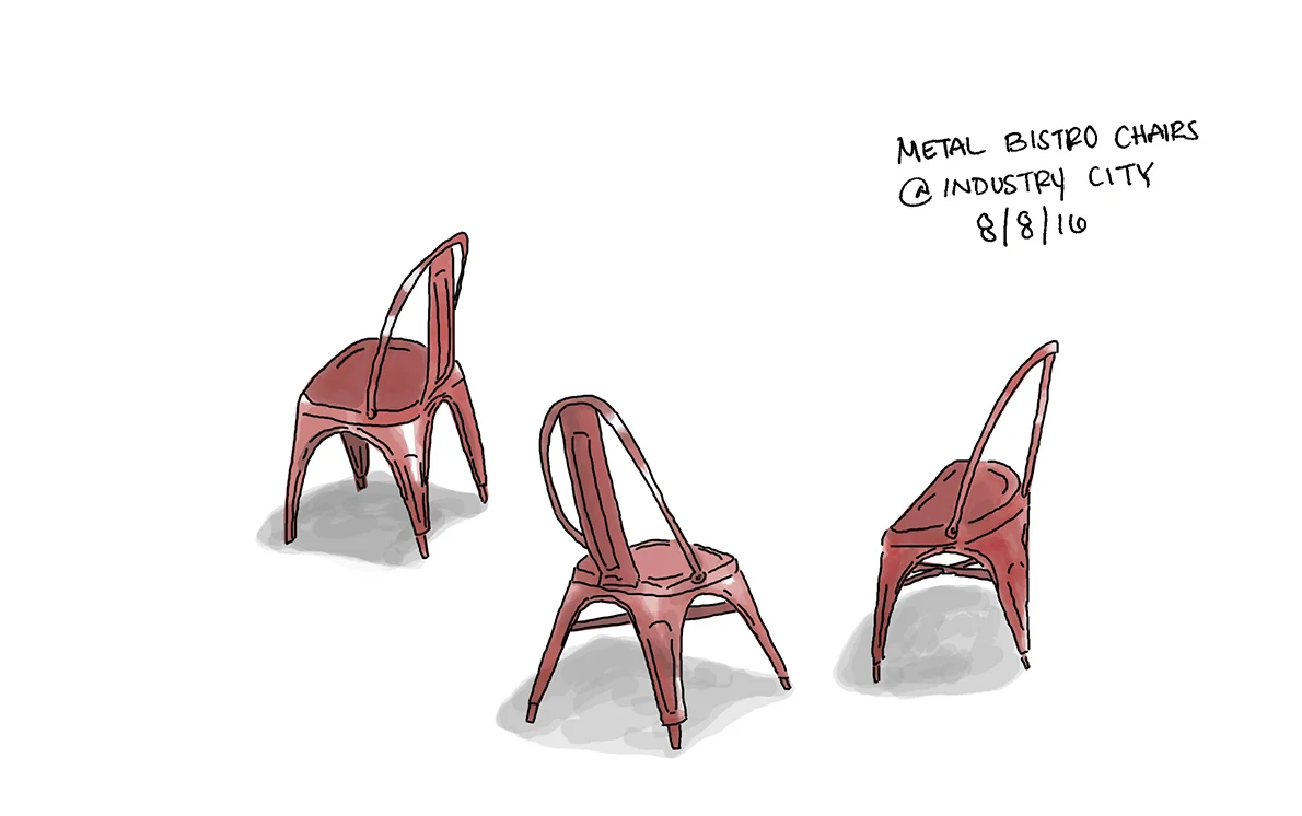 Metal Bistro Chairs