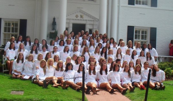  Phi Mu Pledge Class 2008 - I love ya'll. 