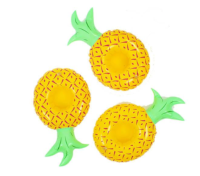Pineapple pool floaties? yes, please. 