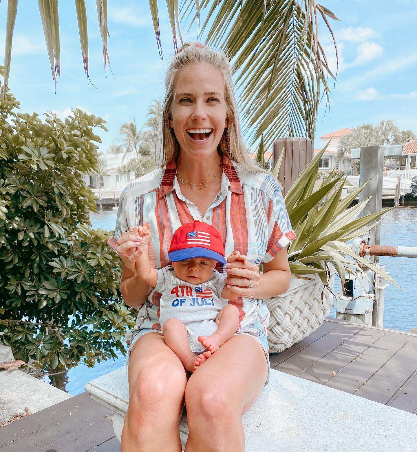 all american, baby 🤟🏻&hearts;️ &bull;&bull;&bull; ⁣
this star spangled cutie and I hope you had a happy 4th of July 🇺🇸🥤🍉 #USA #Freedom #4thOfJuly #GodBlessAmerica