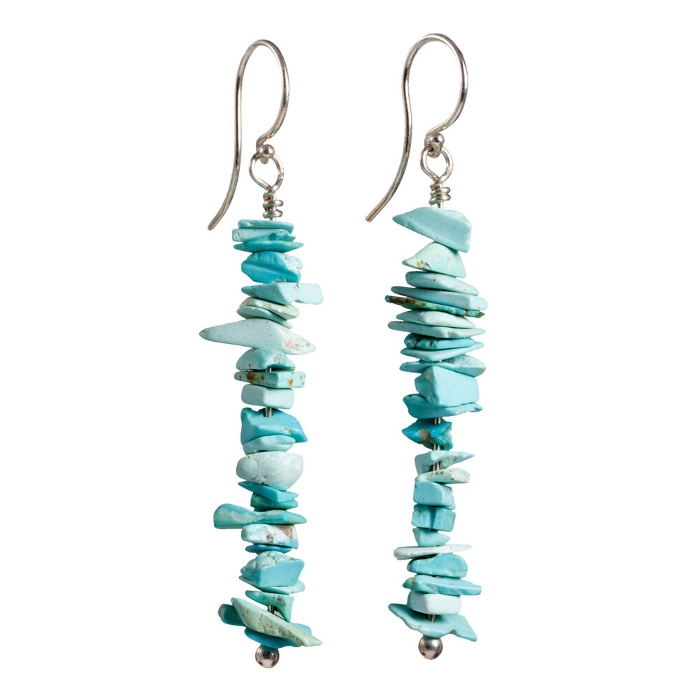 Details about   Sleeping Beauty Turquoise 925 Sterling Silver Dangle Turtle Earrings