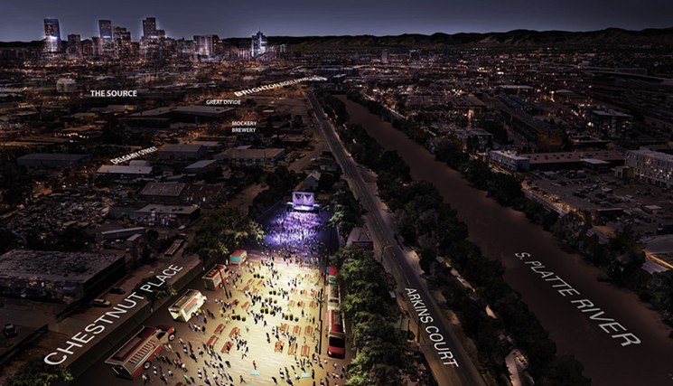 RiNopalooza: Music Festival Grounds Are the Latest Development in River North "In the rapidly developing River North Arts District , an underused lot is being transformed." 8/2/2016 Westword