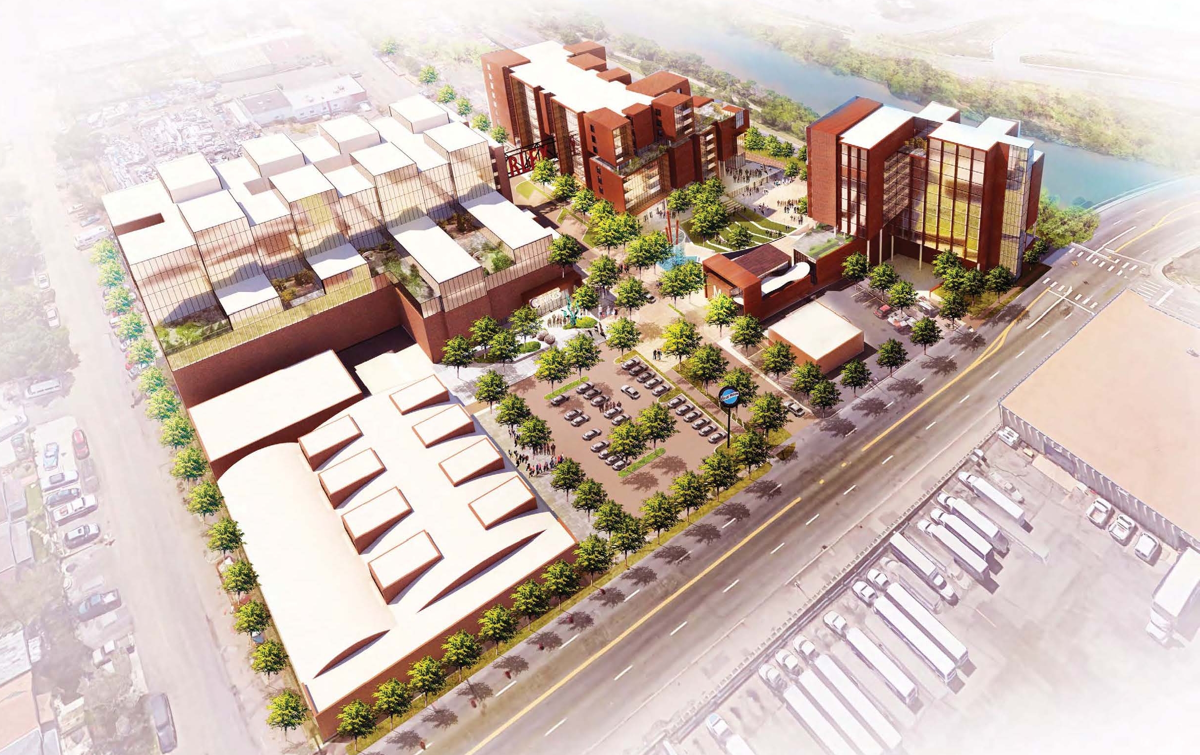 Big plans in the works for RiNo District "Bernard Hurley owns six acres near the area of North 38th and Chestnut streets. He’s looking to turn it into an entertainment mecca called Hurley’s Place with live music venues, apartment buildings, shops, a bike-in movie theater, a river walk and a large-scale promenade. “We’re just excited to create this sense of place that we feel does not exist in the city right now," Hurley said." 8/29/2016 Fox Denver 31