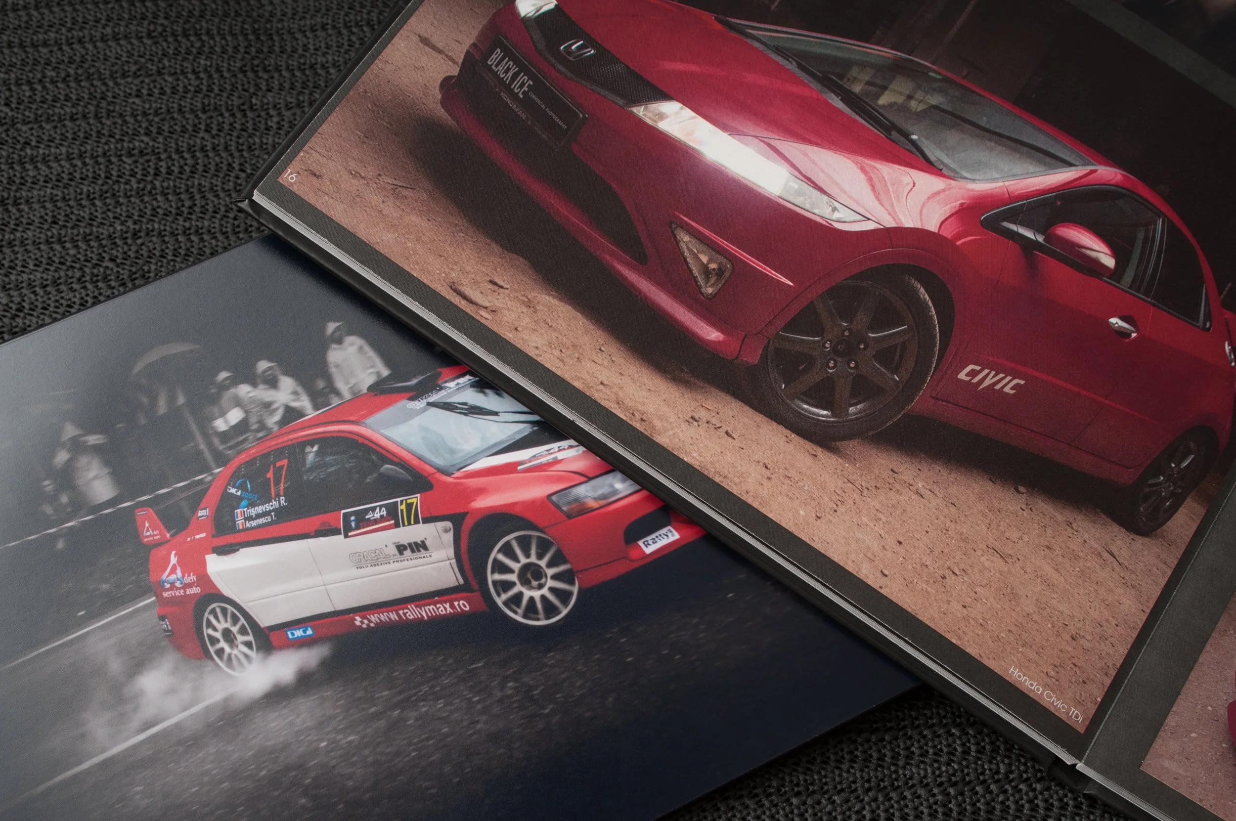 I guess this is harder to tell but you can see the Honda photo shoot in older blog posts. The color rendition misses the same contrast, maybe due to ink, color profile, but surly from that faded black in the ink mixture.