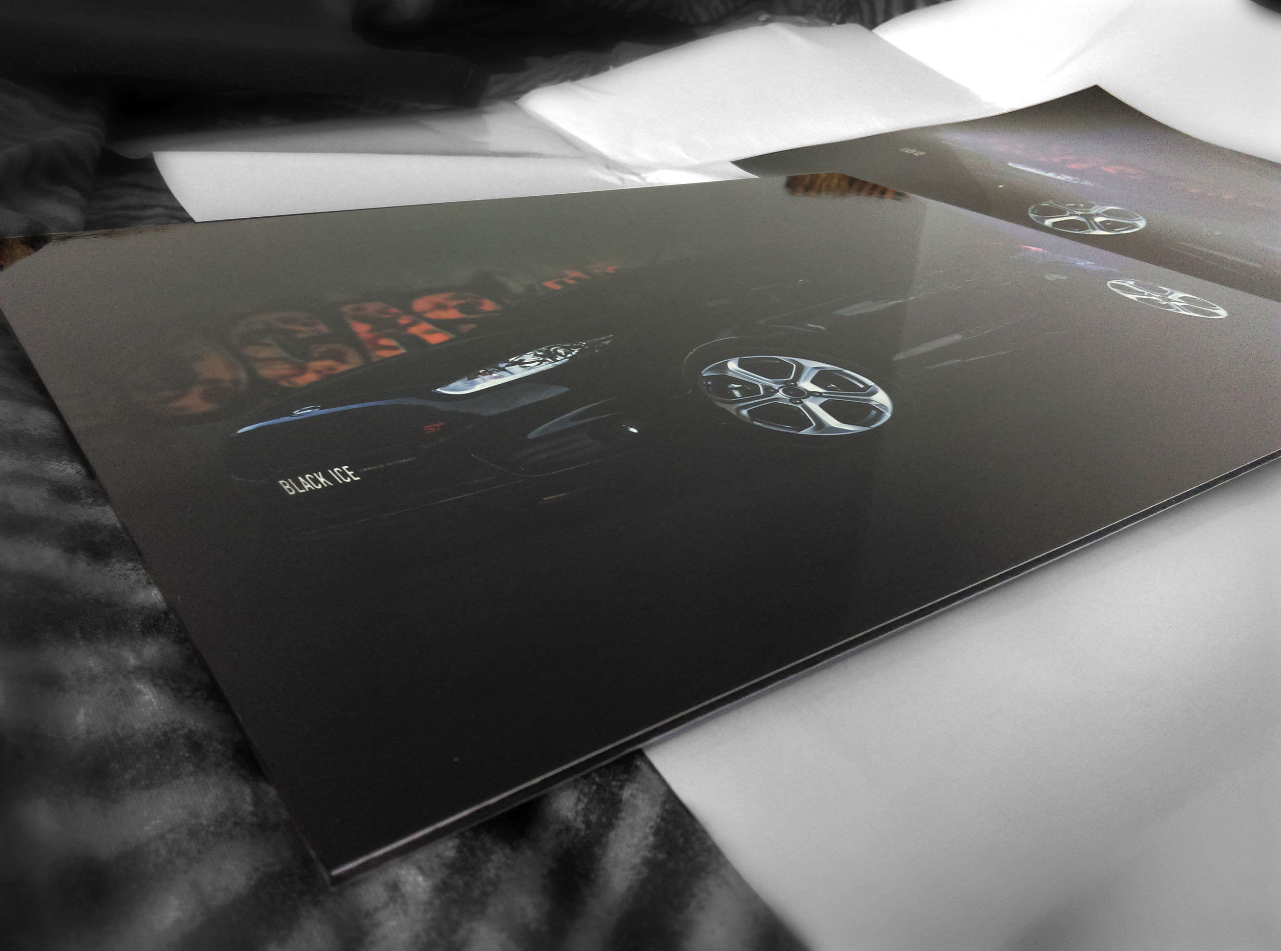 Finally here, one test print and the final print mounted on a 3mm dibond panel. It's not AdoramaPix metal print, but as I said, I worked with what I had. The print is a c-print at 240dpi on metallic paper. Turned out pretty good.