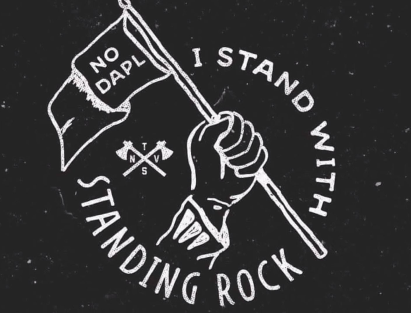 Still from Emory Farb's short documentary Standing with Standing Rock
