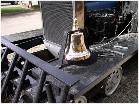 Freshly polished bell…