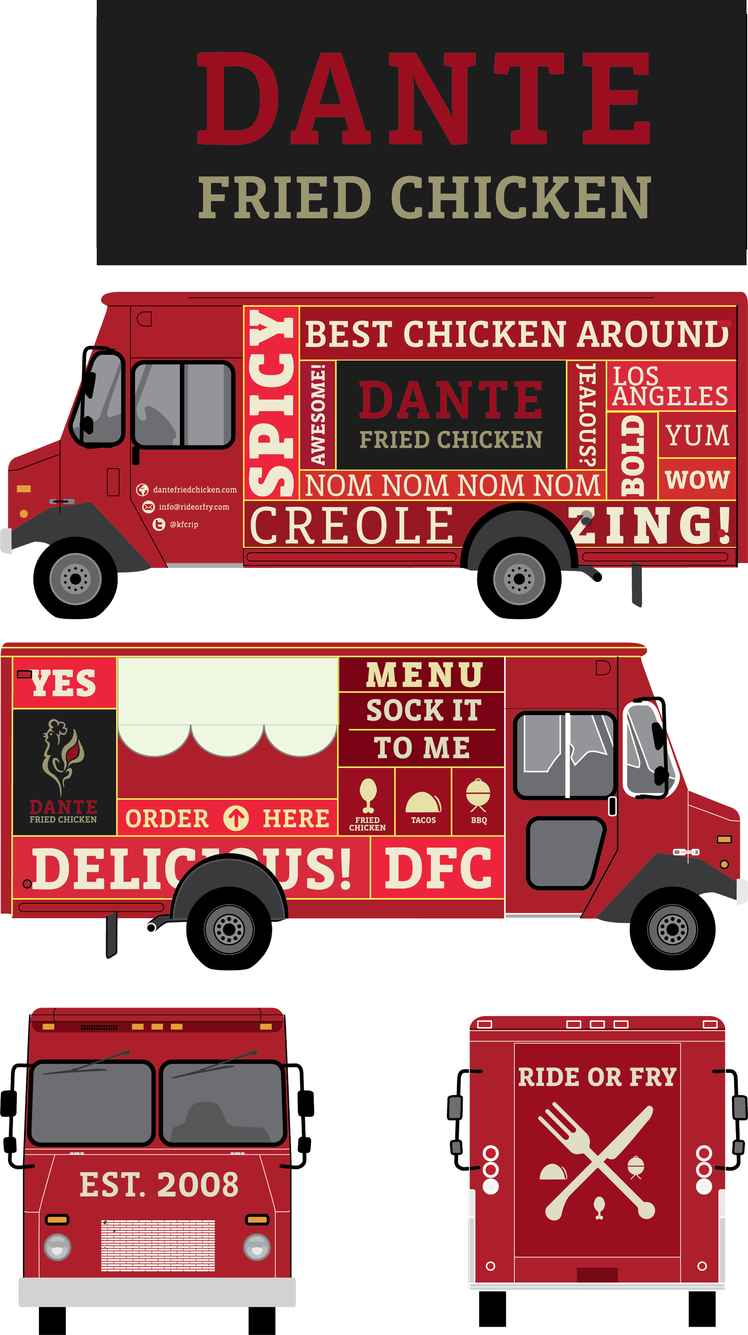 DANTE FRIED CHICKEN FOOD TRUCK — Supe