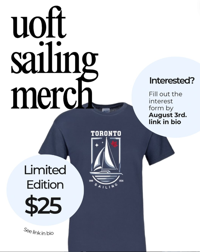 UofT Sailing Merch Available Soon!