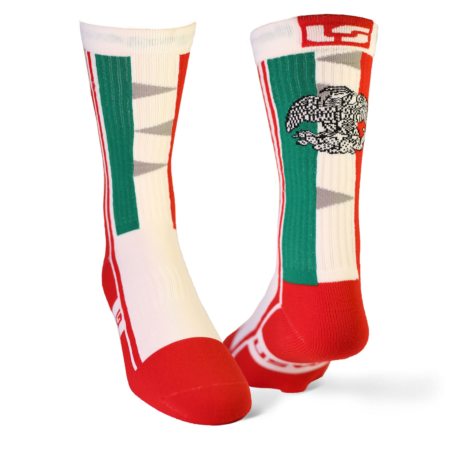 USWAG Mexico Flag Performance Socks 