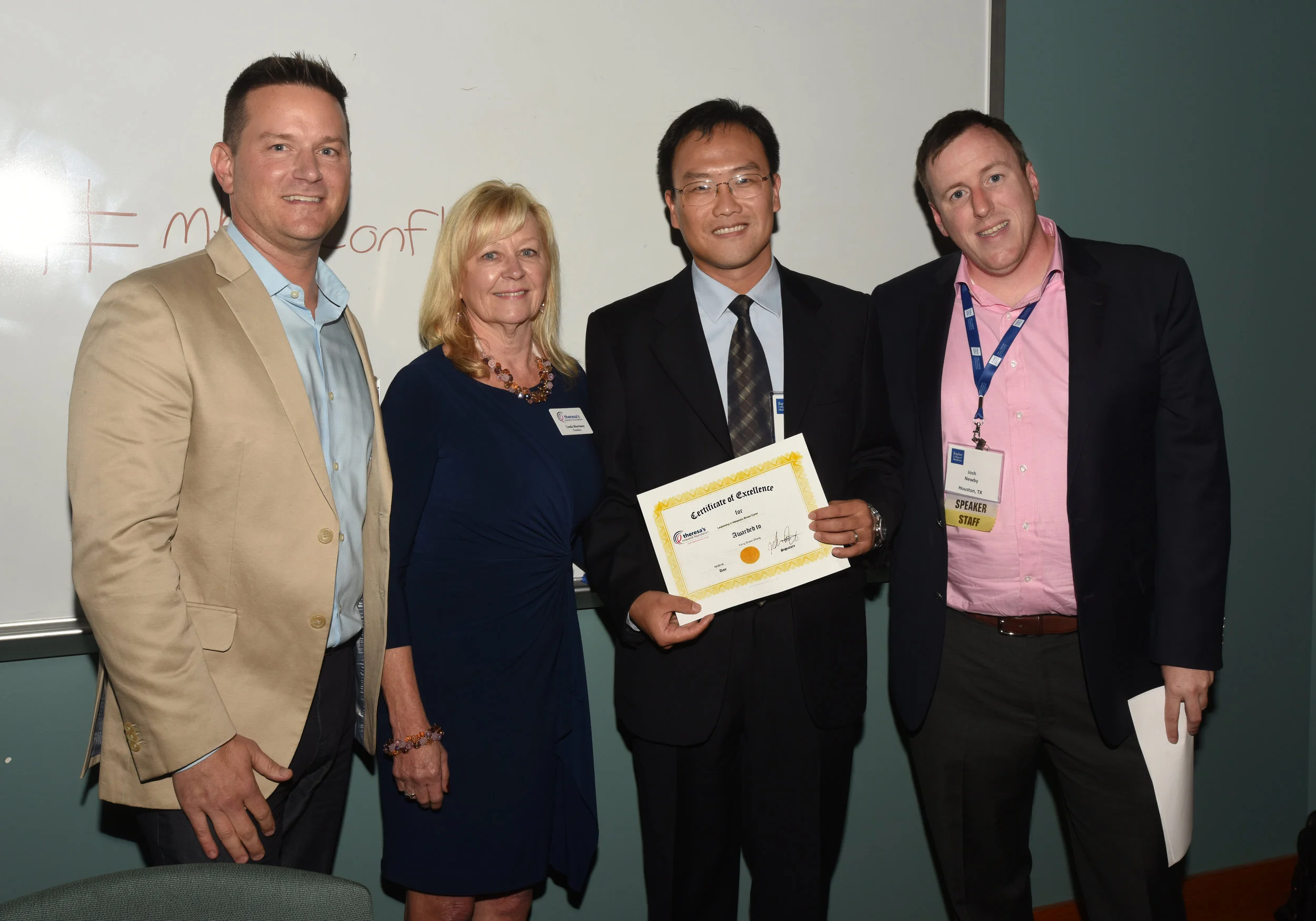 The 2016 award recipient was Dr. Xiang Zhang, PHD
