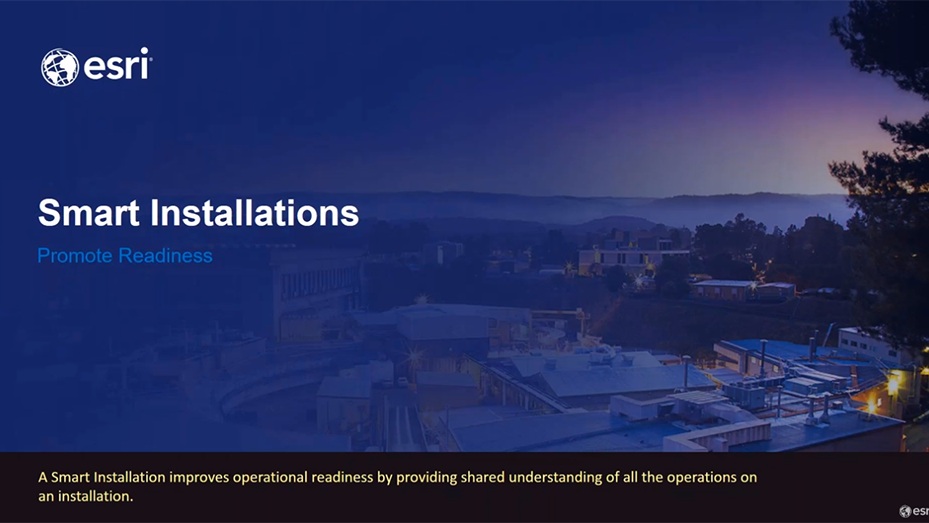 GIS Applications for Smart Installations