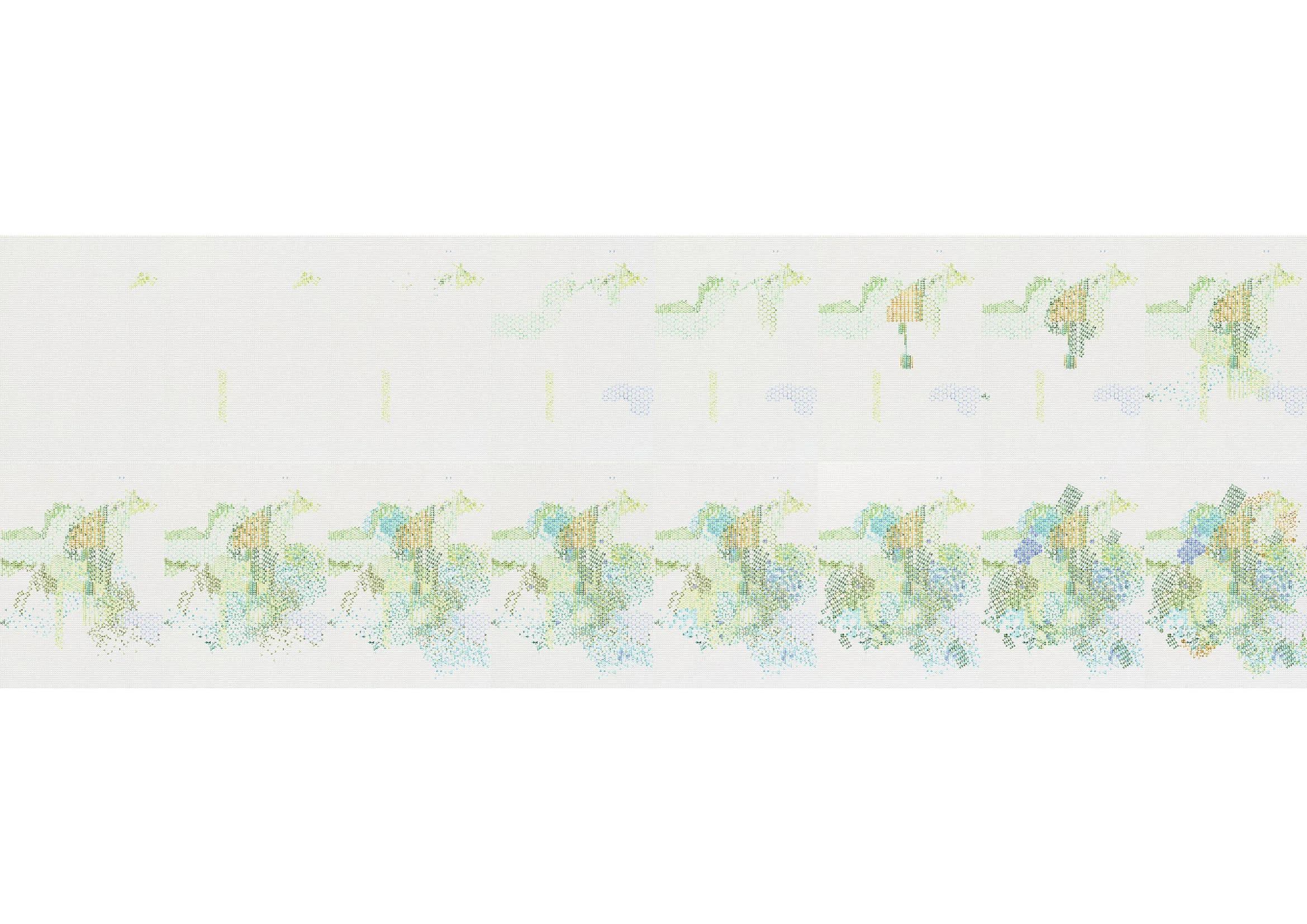 Growth Patterning: 16 sheets of 297 x 420mm laser cut watercolour paper