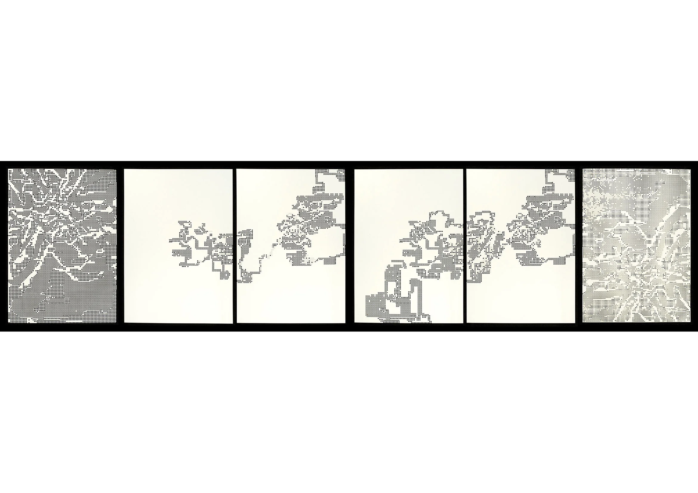 Lace Series: 6 sheets of 210 x 297mm laser cut watercolour paper