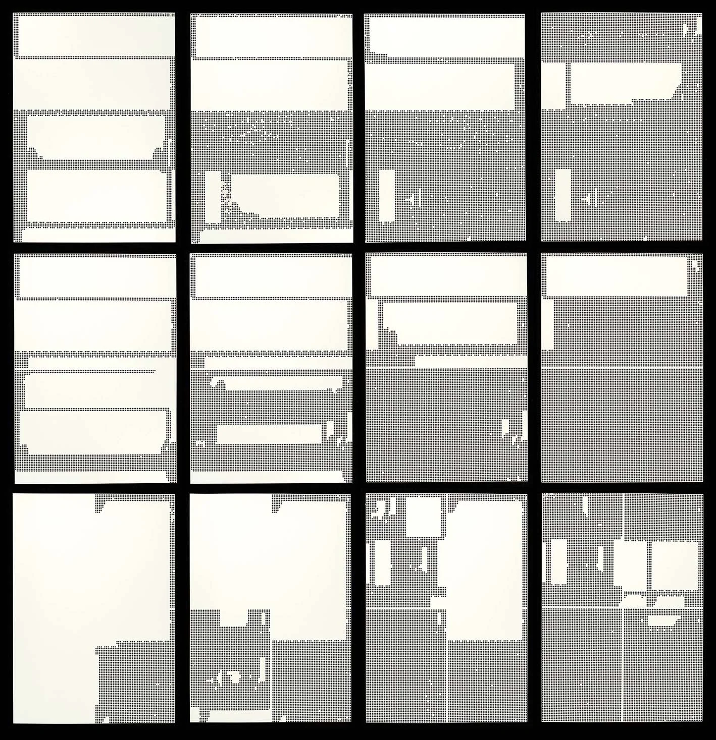 Interval Series: 12 sheets of 210 x 297mm laser cut watercolour paper