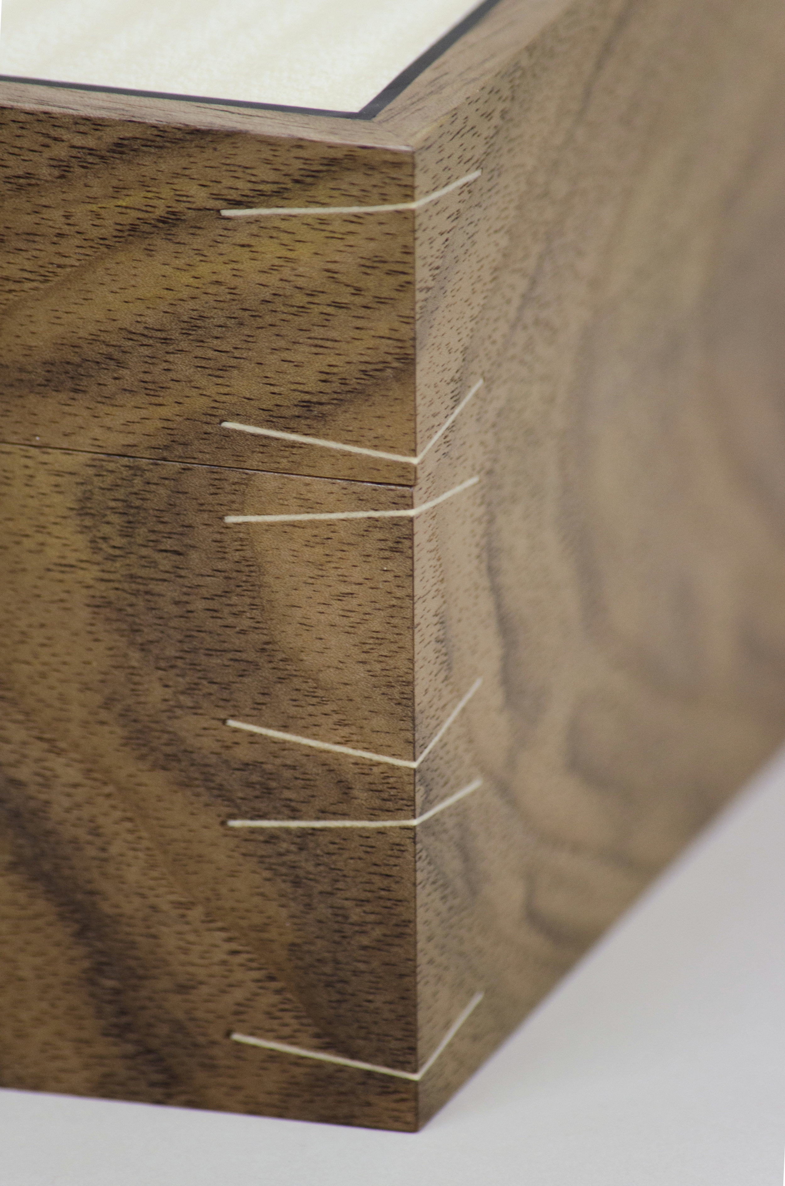  The Ripple jewellery box features sycamore and ebony detailing. 