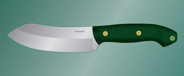 The first run of the Canteen Knife will be made in the signature Nordsmith colors – green micarta scales with yellow liners – and will bear a special "1st" stamp that will not be included in later runs. Quantities are very limited. Don't miss out on this inaugural edition of the Nordsmith Canteen Knife! 