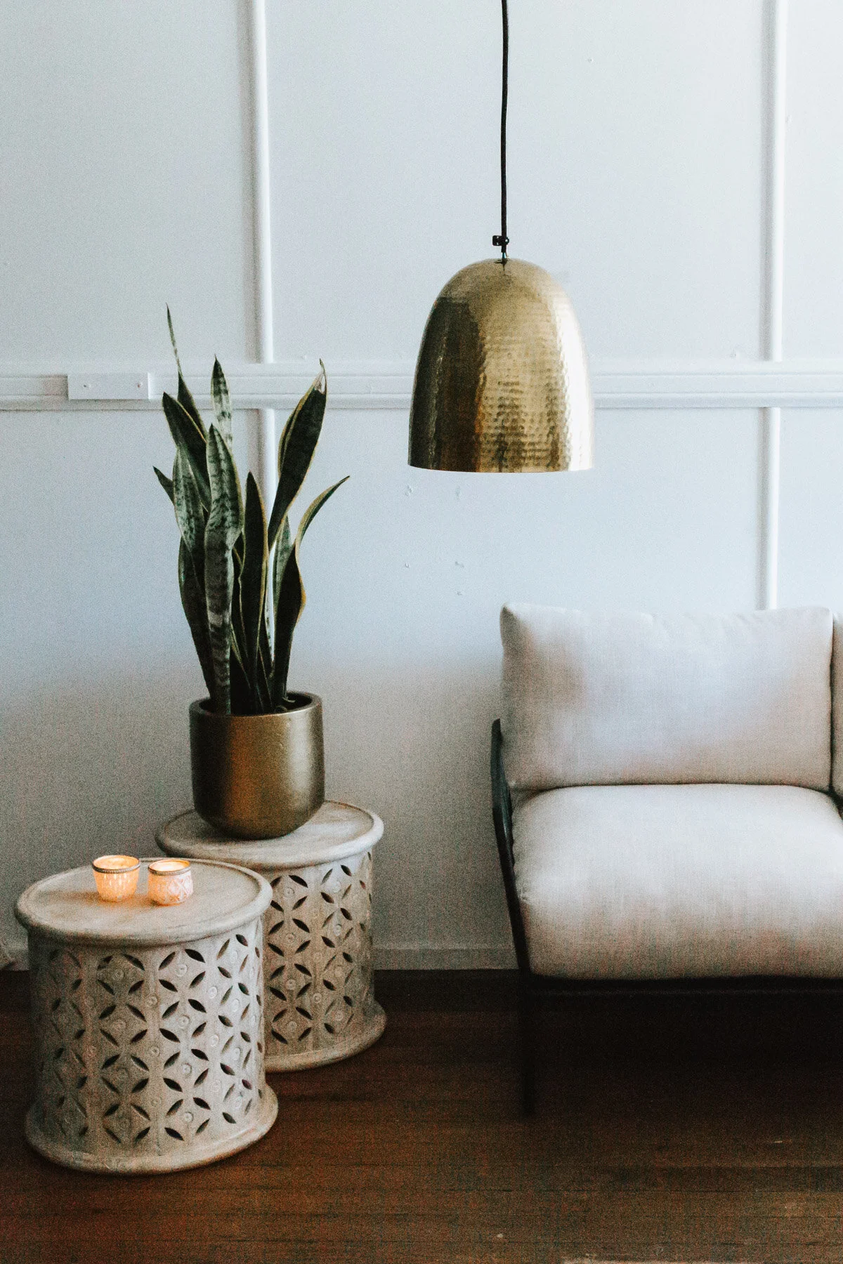 Gold Pendant Light Drop
