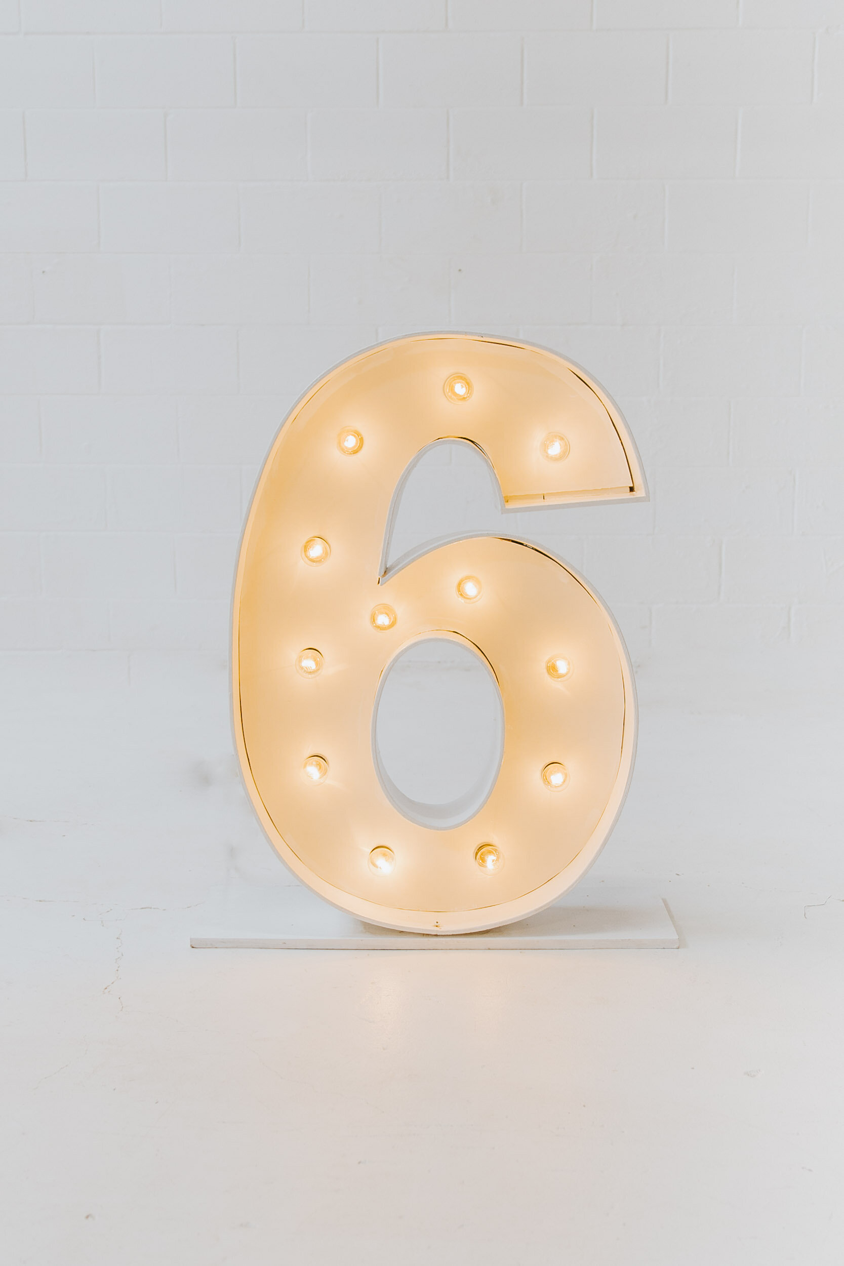 Illuminated Number 6