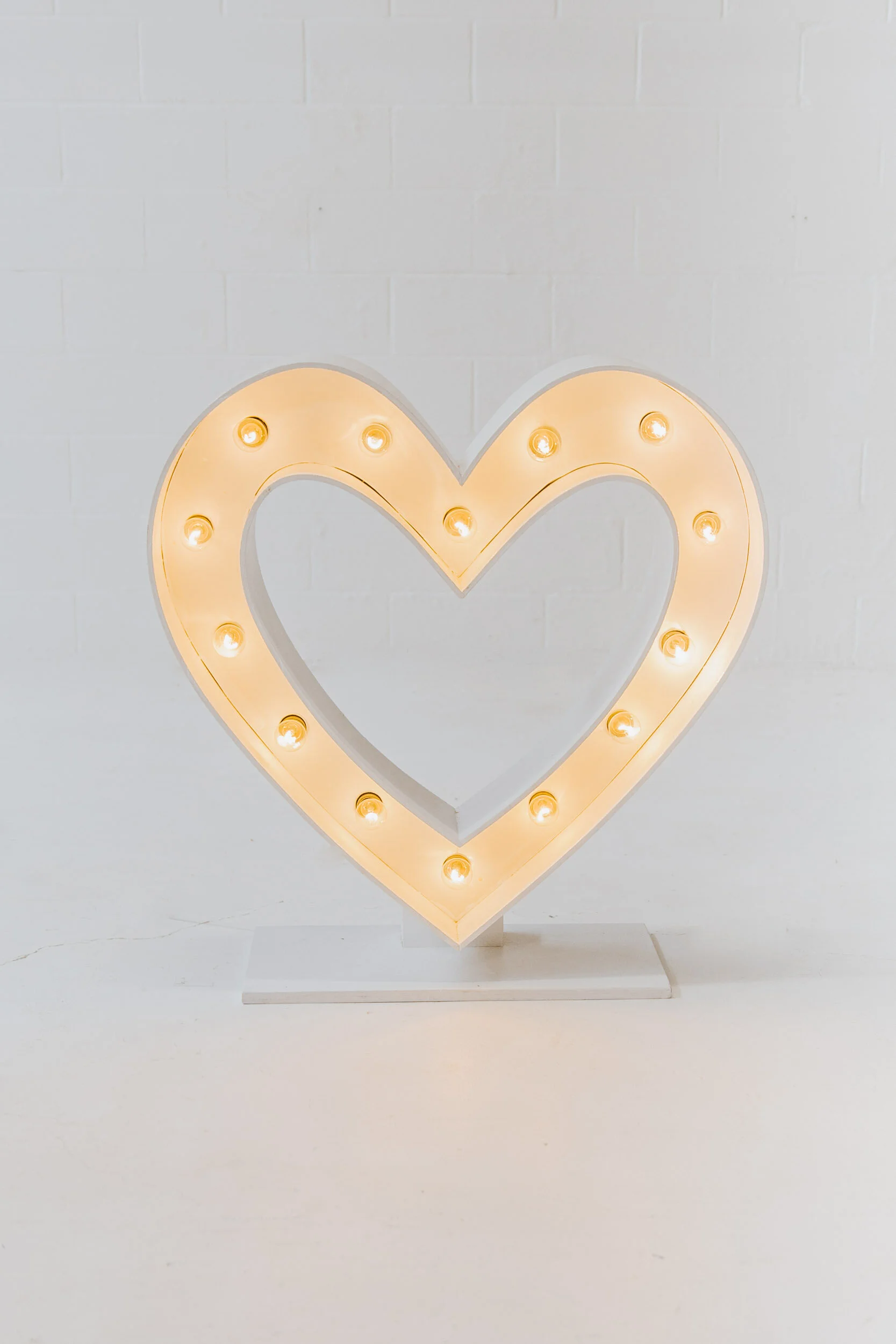 Illuminated Small Love Heart