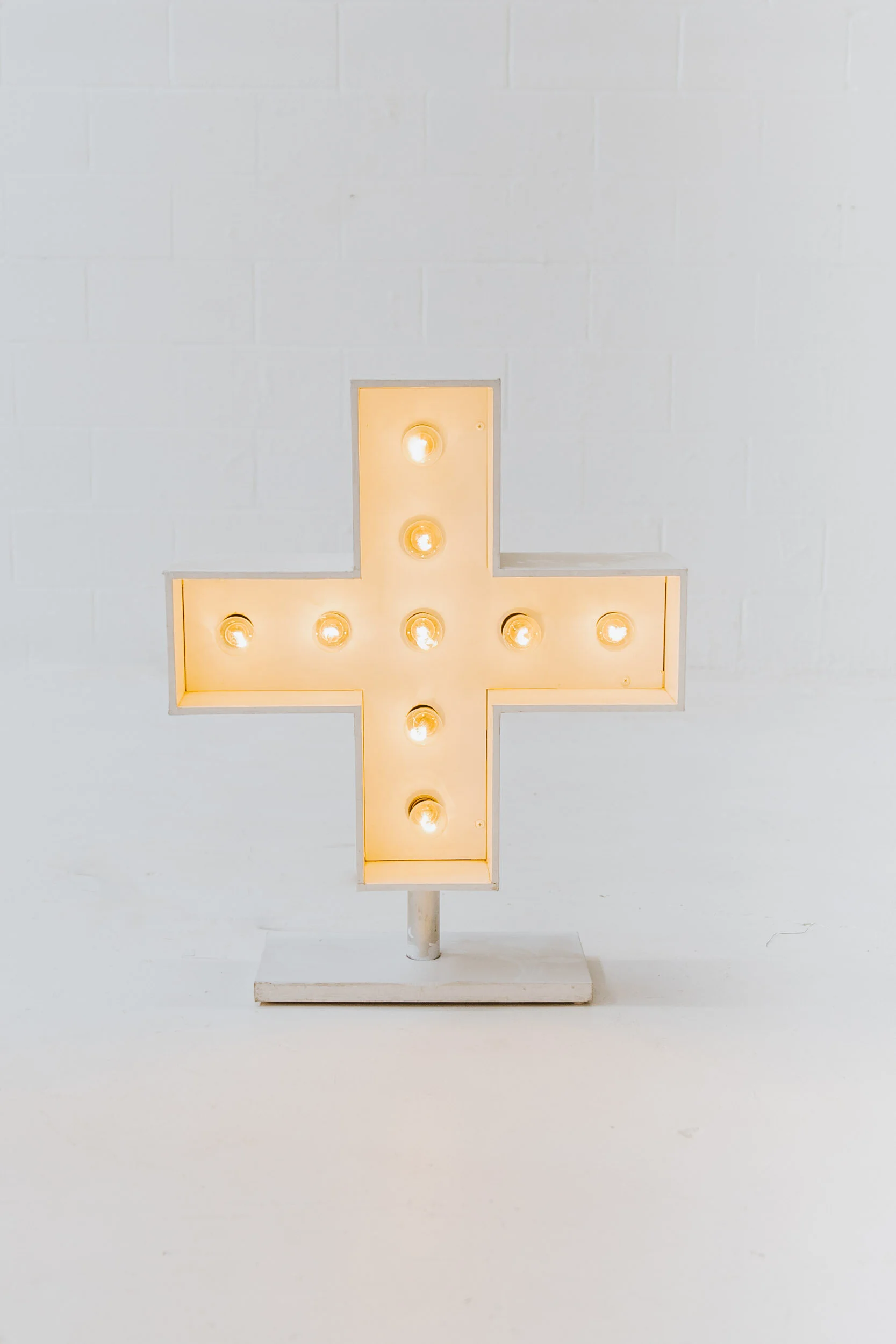 Illuminated Plus Symbol